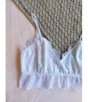 T. 115 Bralette Reina Blanco