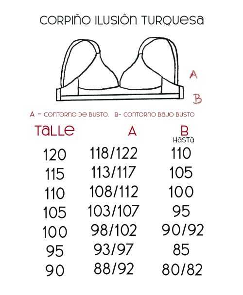 Corpiño Ilusión Turquesa